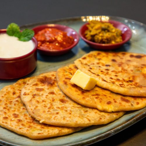 aloo cheez pratha aloo cheez pratha